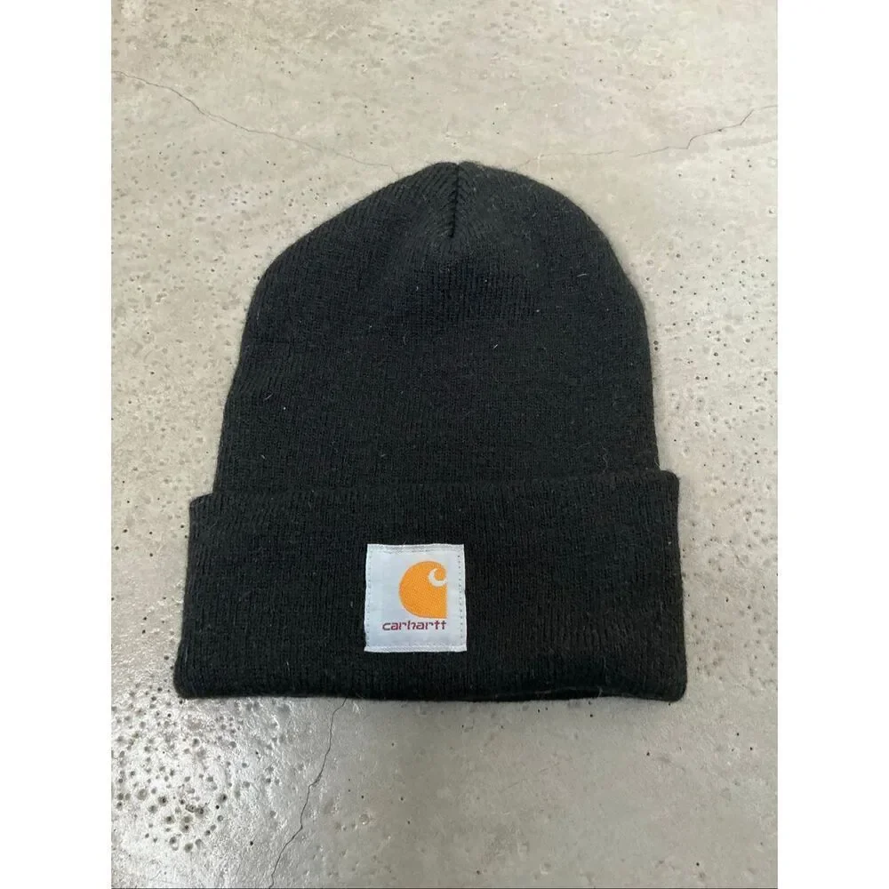 Carhartt Cuffed Knit Beanie | Black